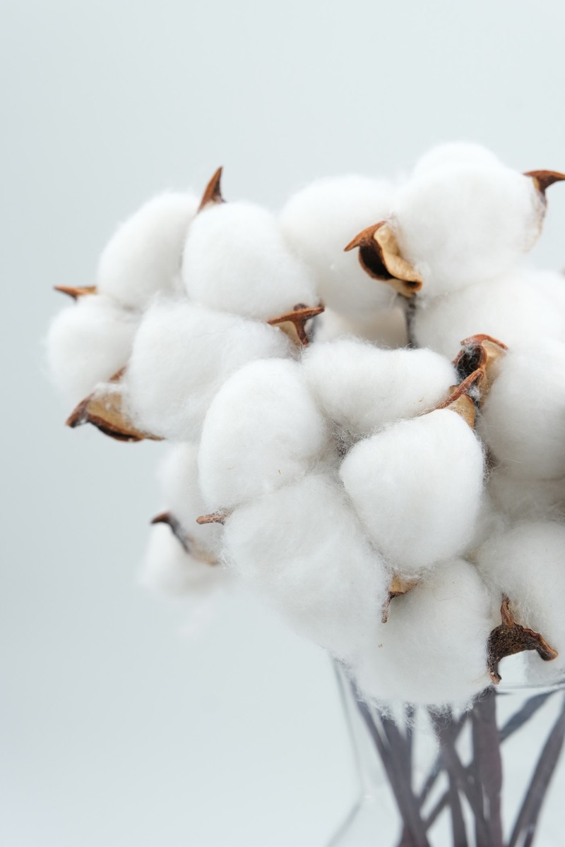 Soft cotton studio decor